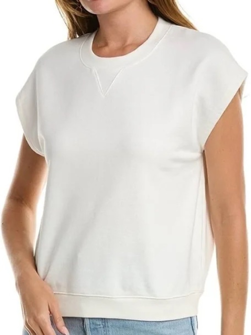 Madewell Crewneck Sleeveless Sweatshirt